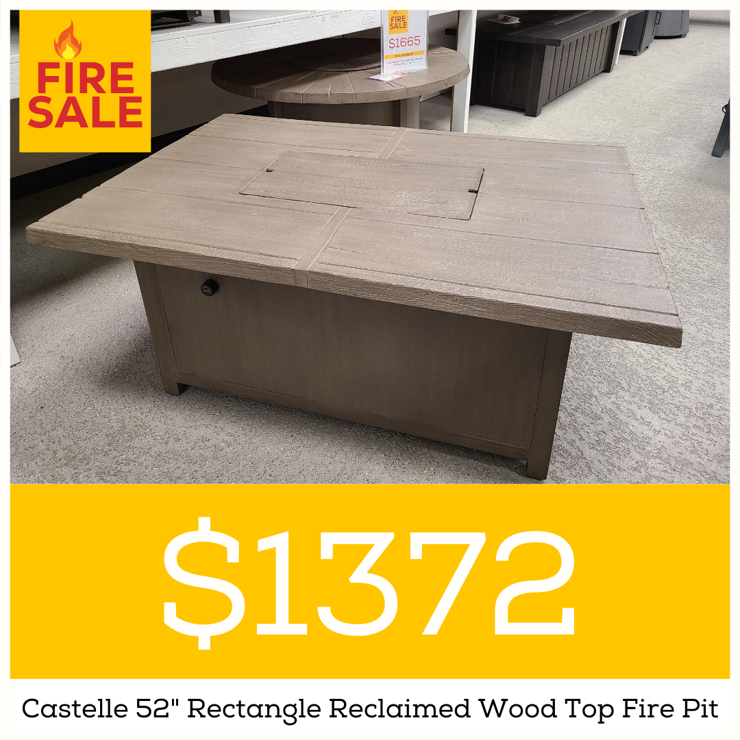 Shop the Castelle Reclaimed Wood fire pit on sale