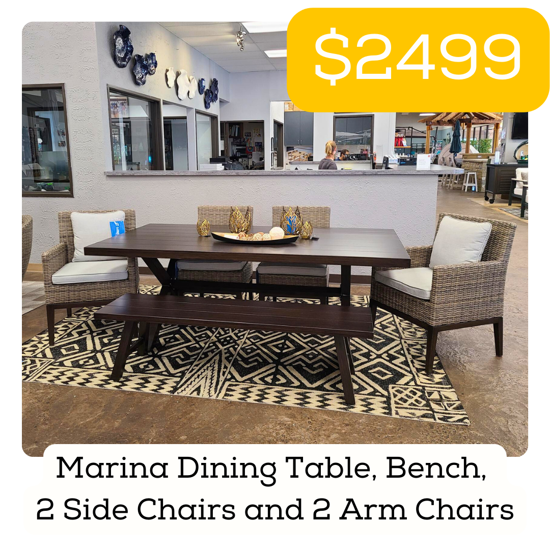 Outdoor dining set on sale