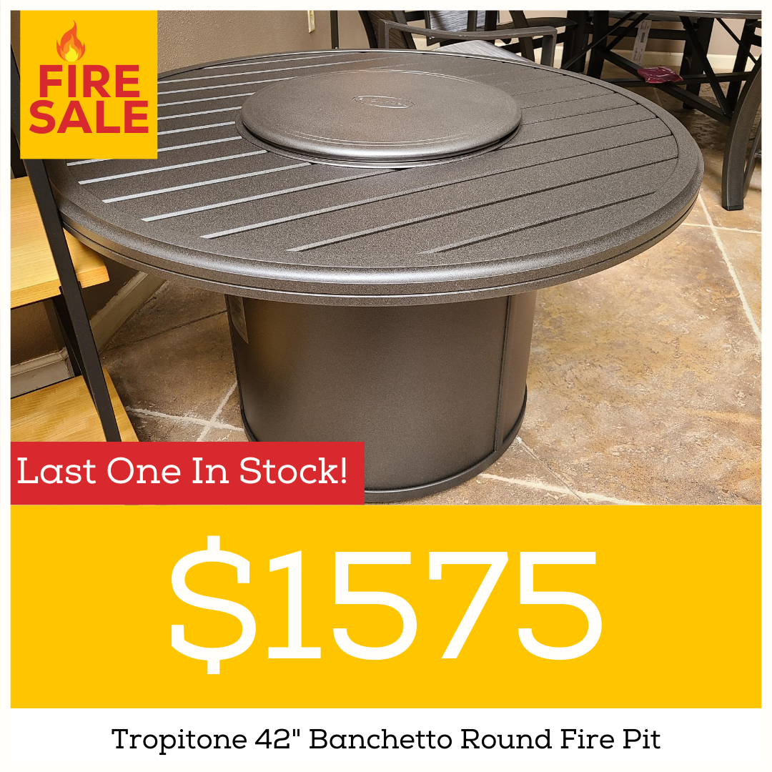 Shop the Tropitone fire pit on sale