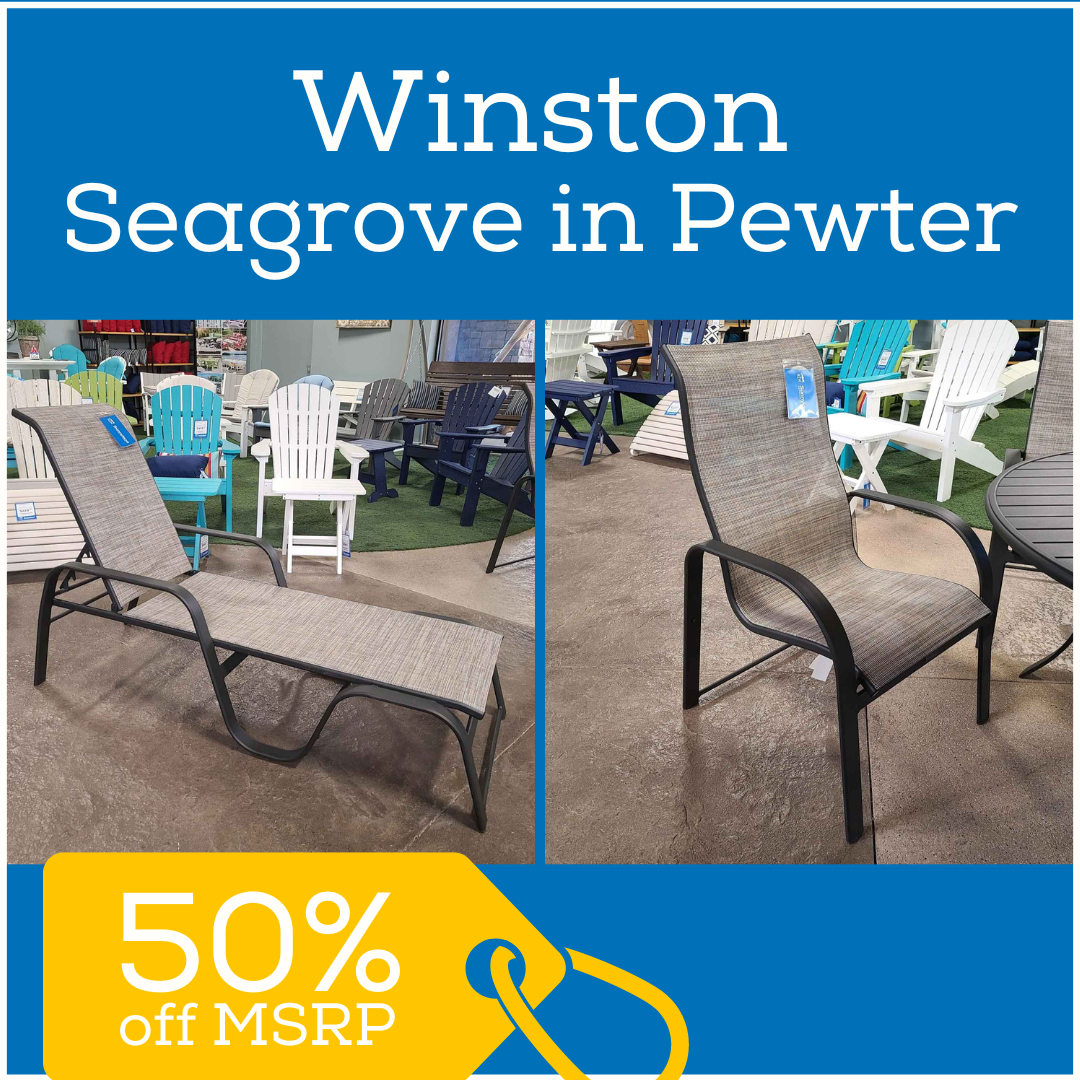 Winston Seagrove in textured pewter now on sale