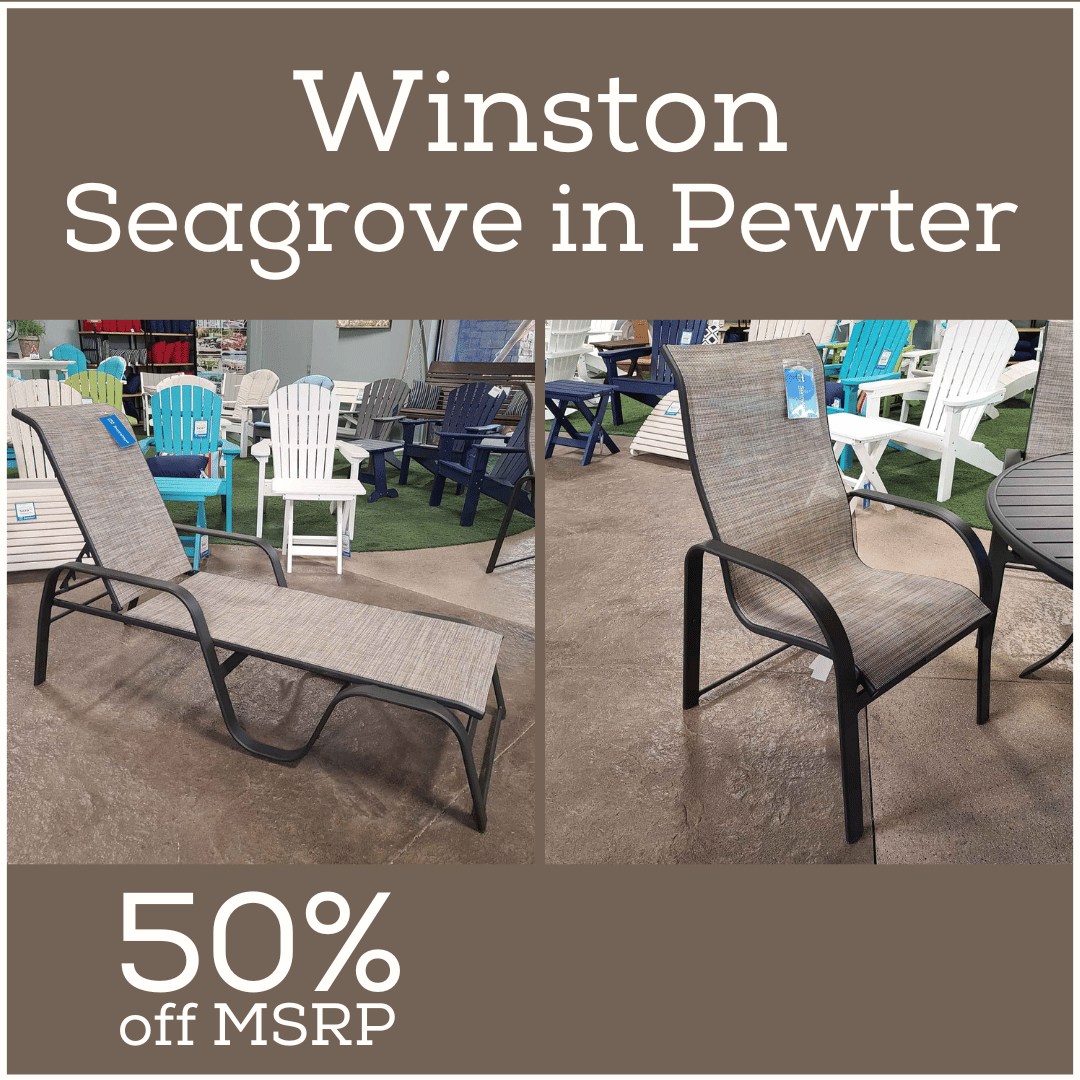 Winston Seagrove in textured pewter now on sale