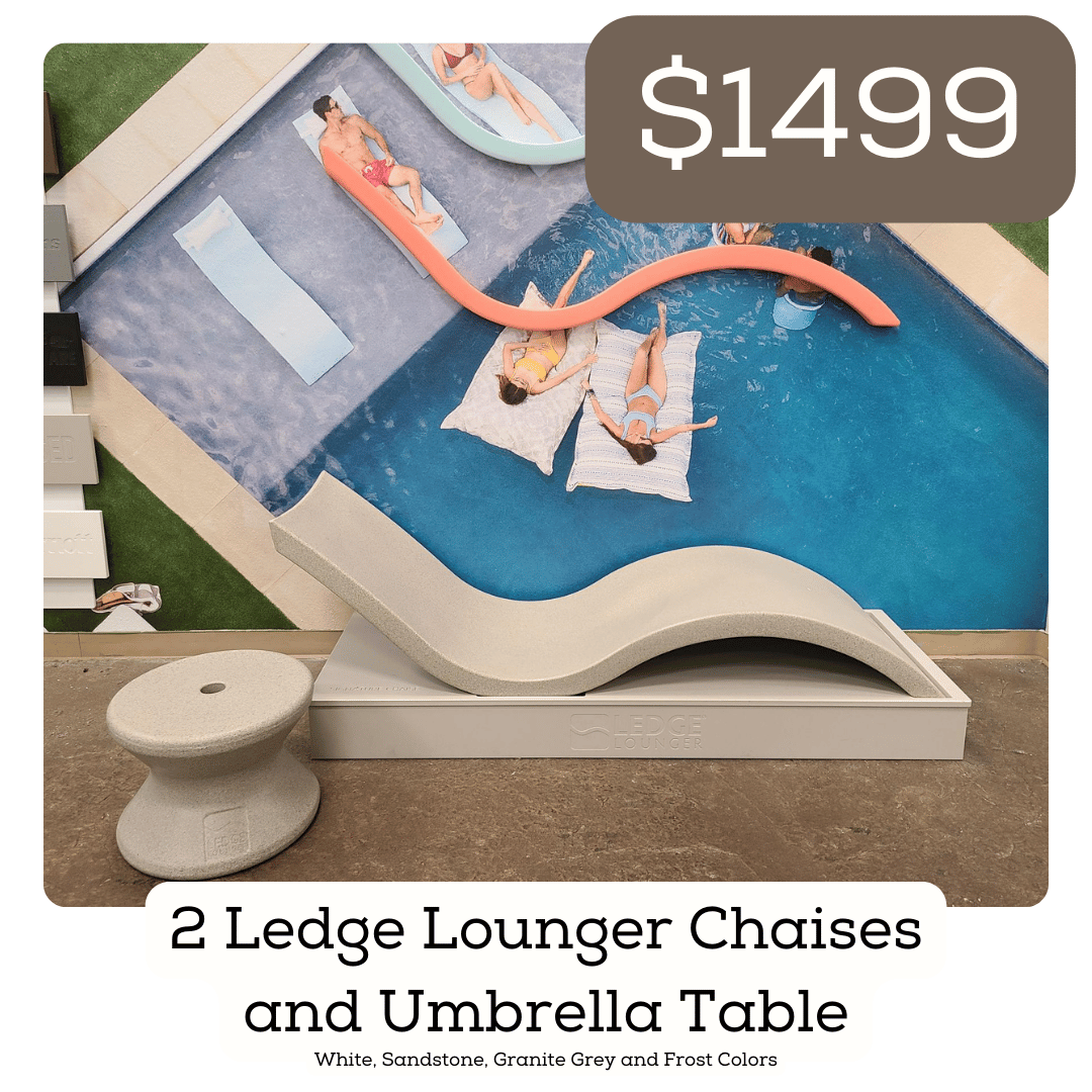 Ledge Lounger set now $1499