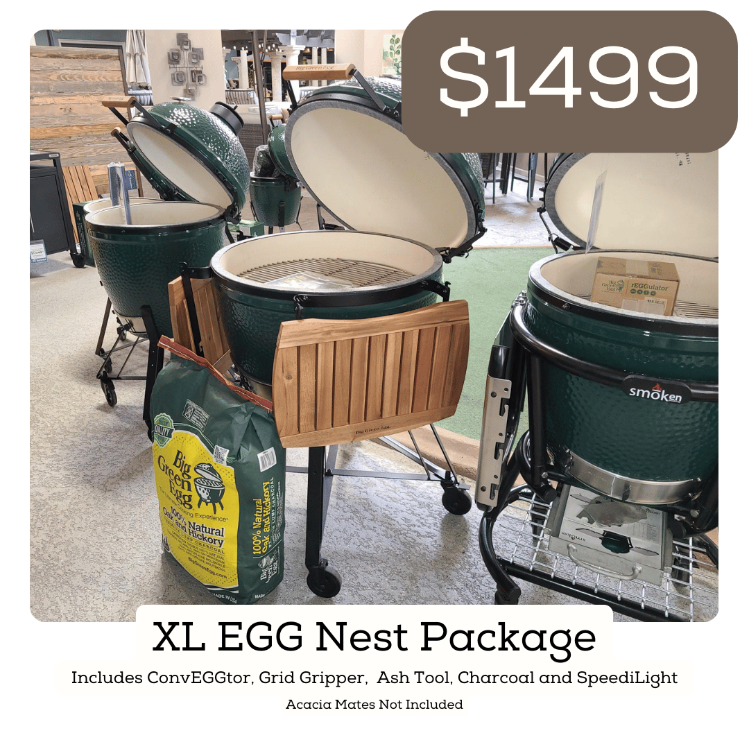 This Big Green Egg set now $1499
