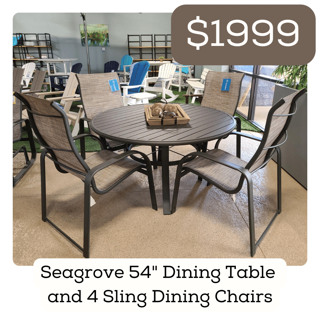Seagrove dining set now $1999