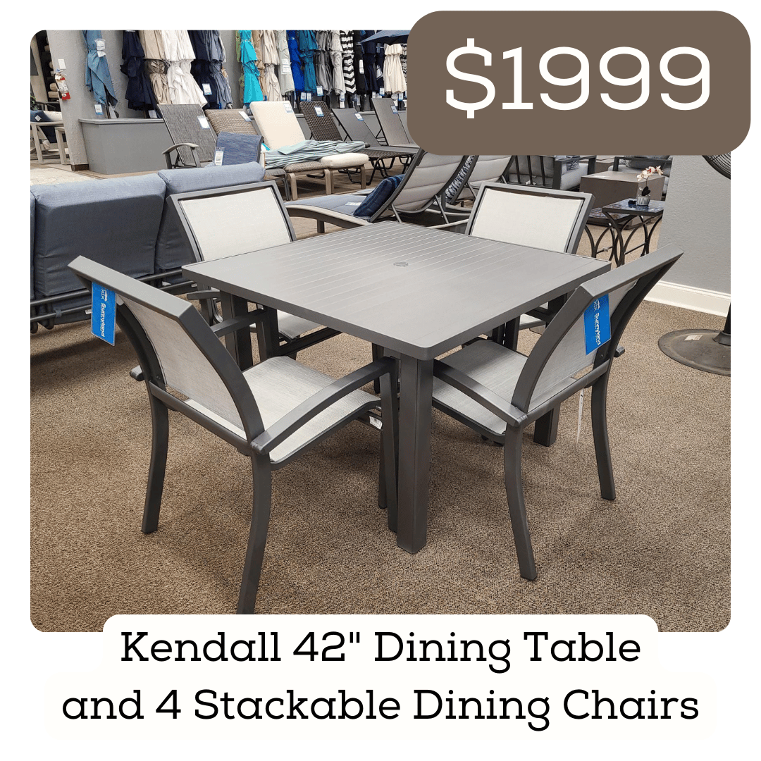 Kendall dining set now only $1999